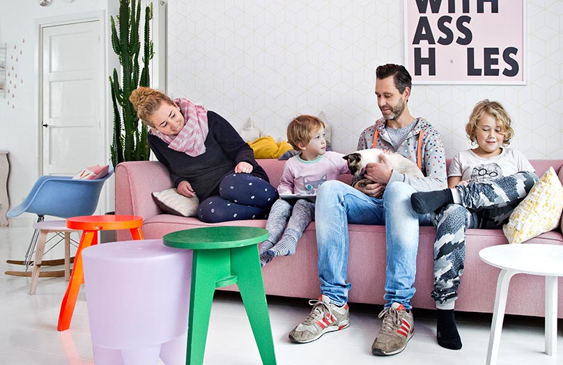Thuis bij Anki & Casper van Zilverblauw