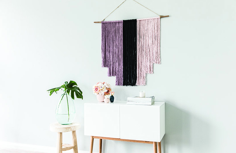 Wand deco DIY: Boho stijl!