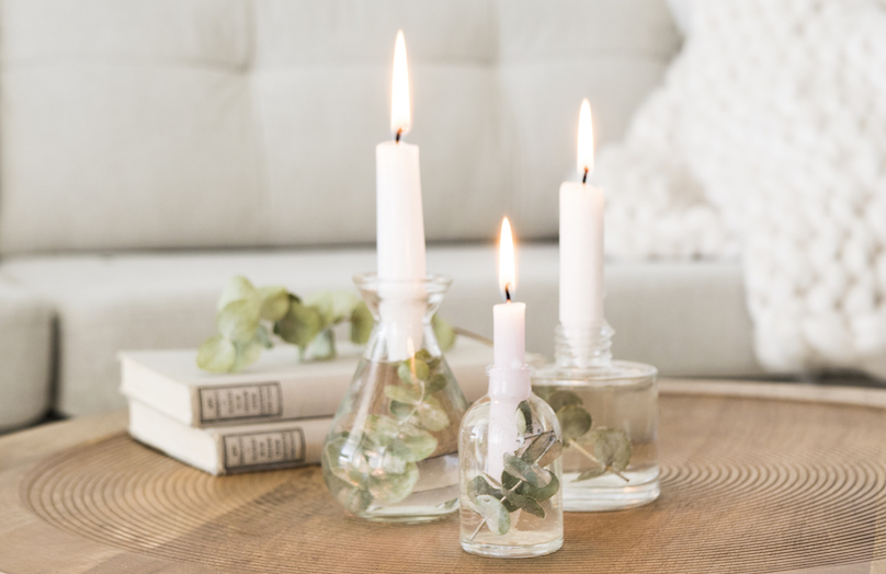 DIY Minimalistische kaarsenhouder