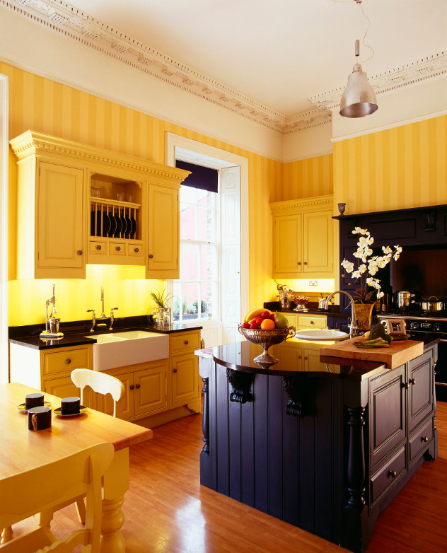 kolory ścian yellow