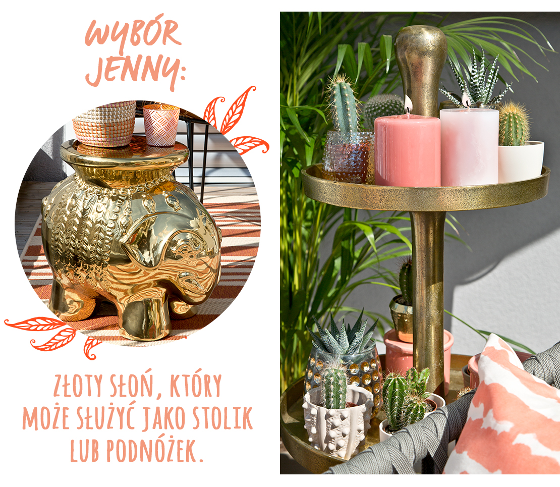 elegancki balkon w stylu boho