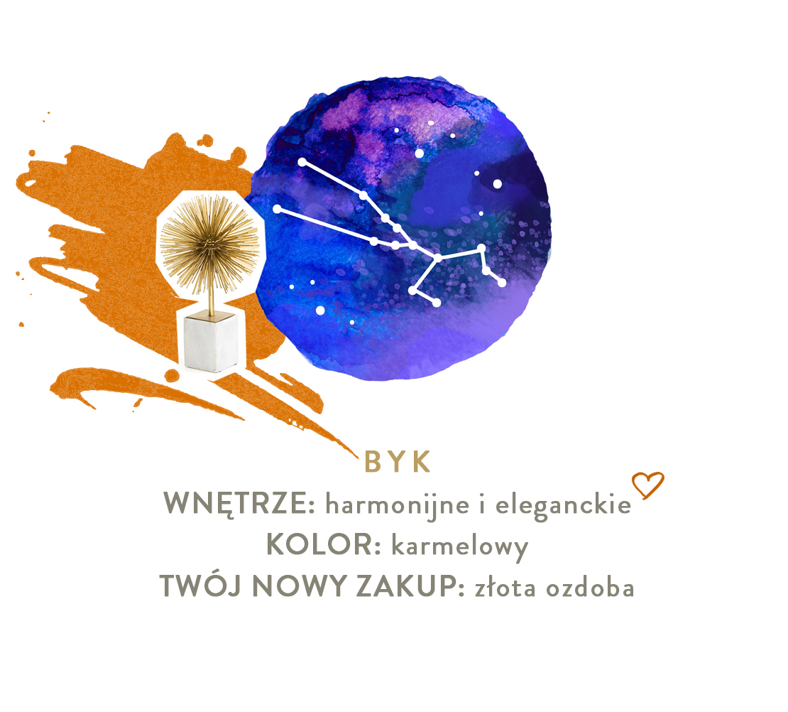 byk aranżacja dopasowana do znaku zodiaku
