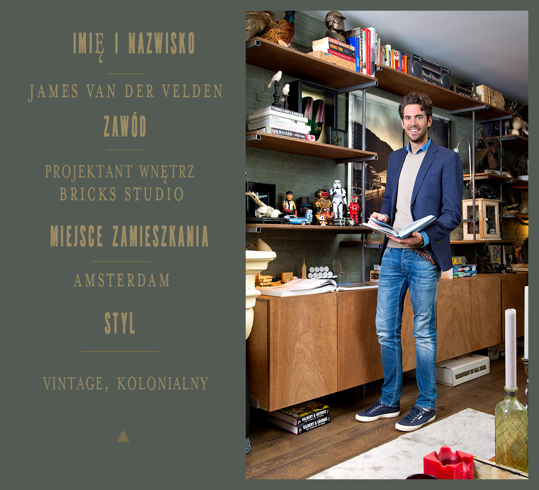 Amsterdam mieszkanie styl vintage