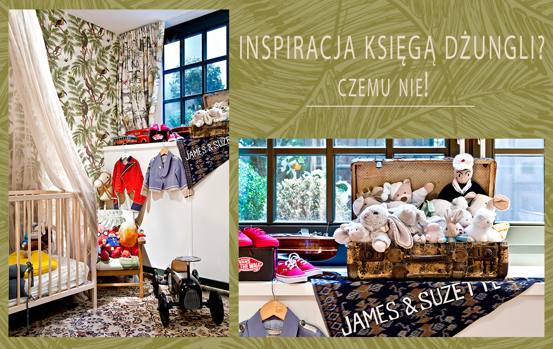 tropikalne inspiracje w pokoju dziecięcym