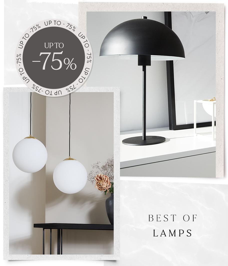Bestsellery: svítidla až -75%