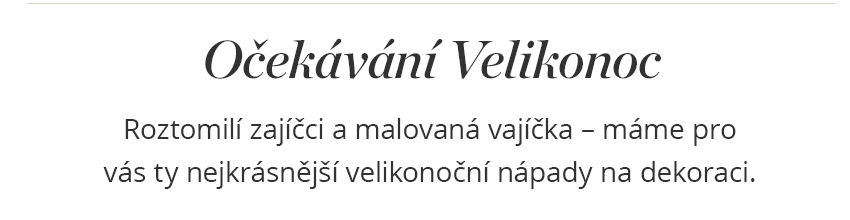 Velikonoční dekorace