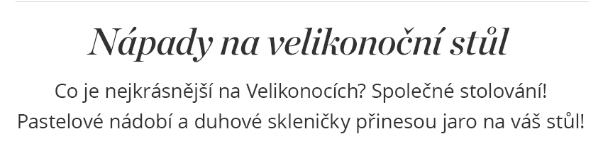 Velikonoční nádobí