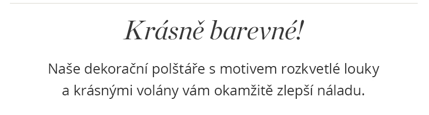 Dekorační polštáře