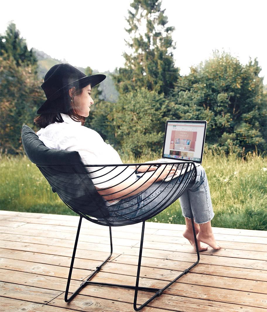 Home office na terase