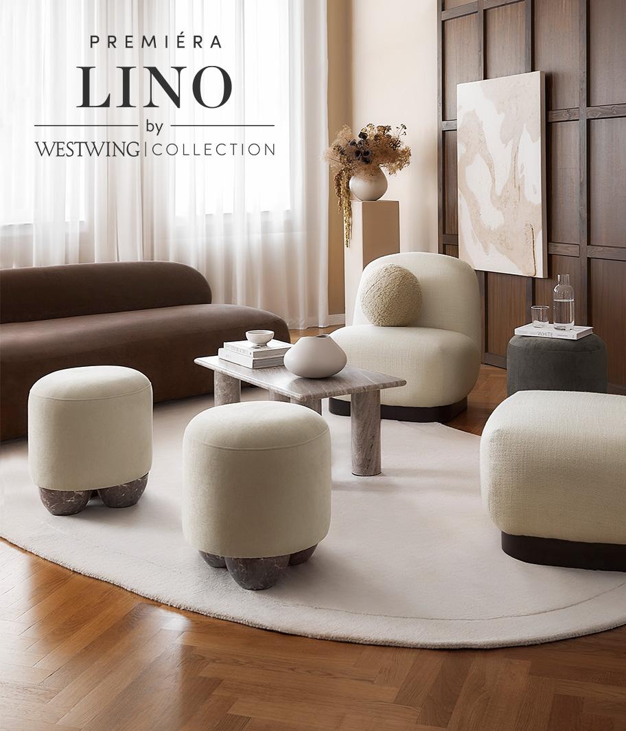 Taburet „Lino” z Westwing Collection
