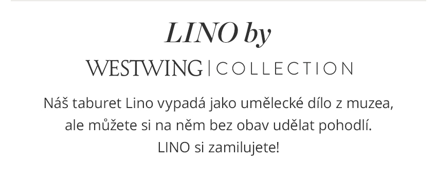 Čalouněný taburet Lino