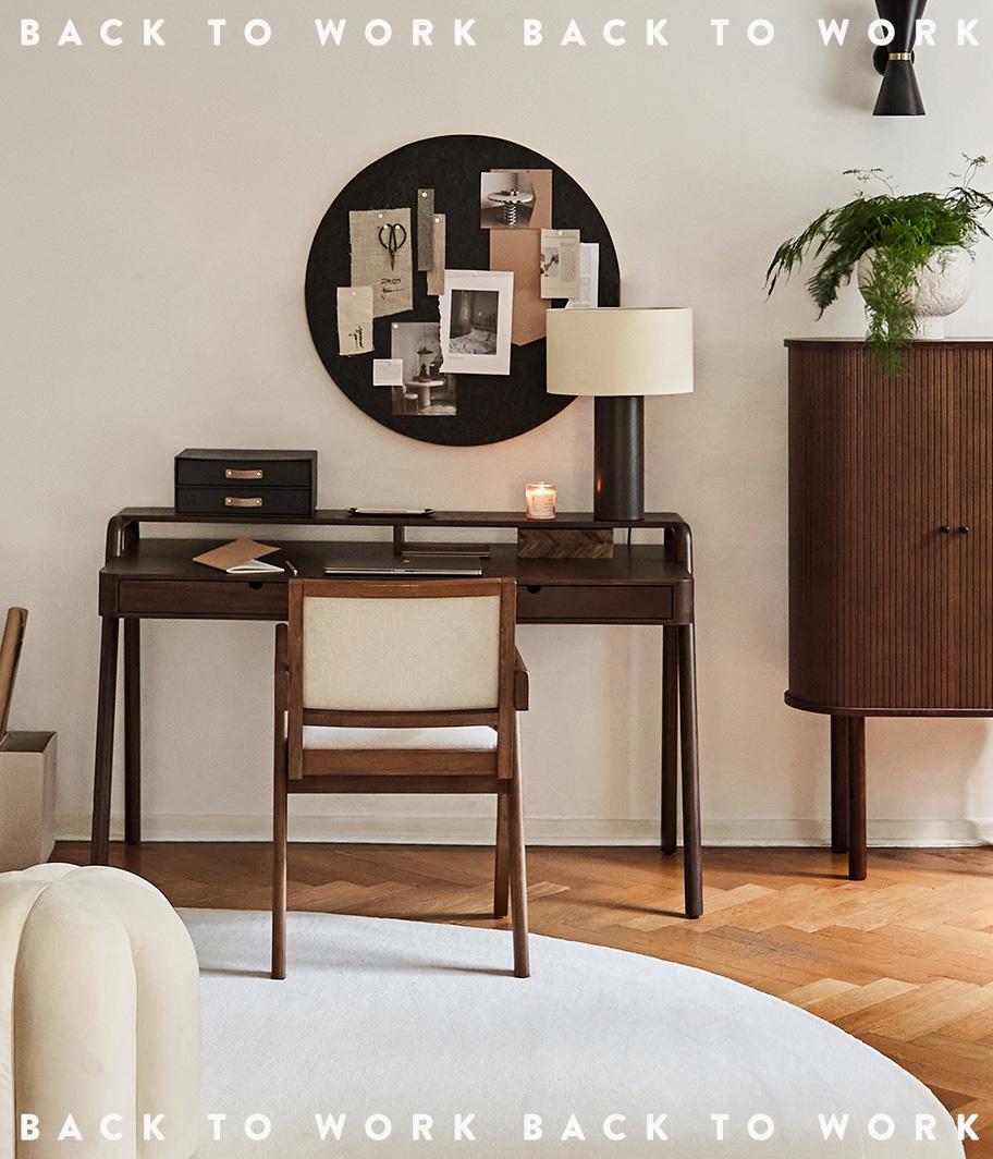 Nábytek a osvětlení do home office