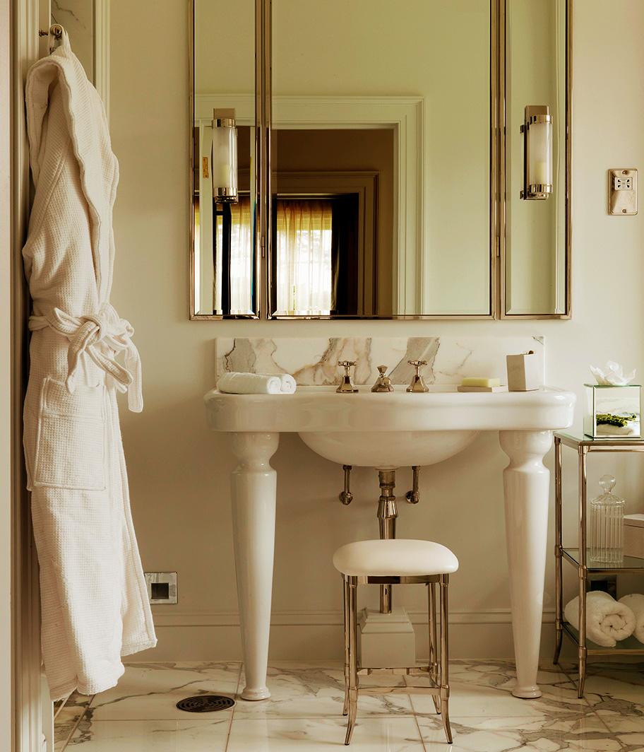 Koupelna ve stylu Old Money 