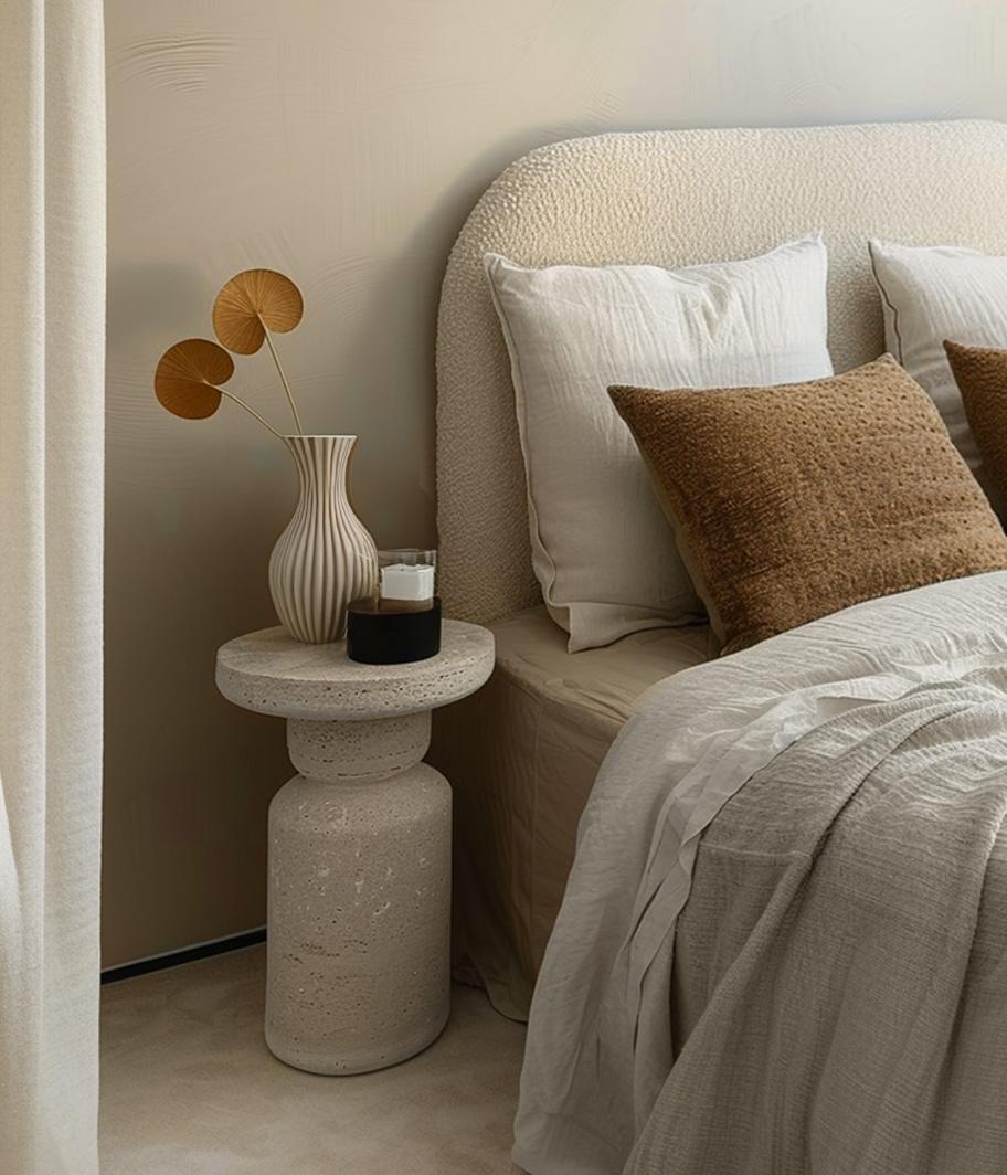 Bedroom: Stone and soft