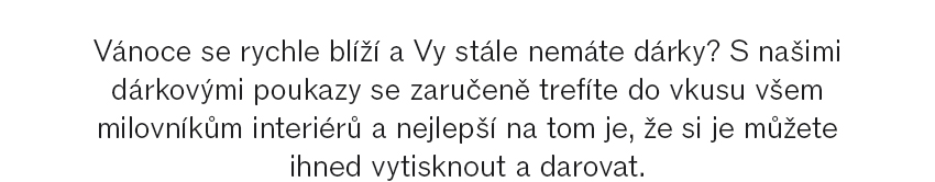 Dárkové poukazy