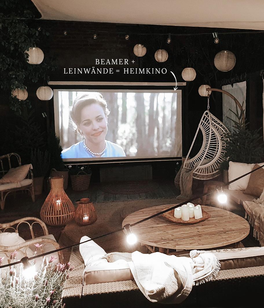 Beamer fürs Outdoor-Kino